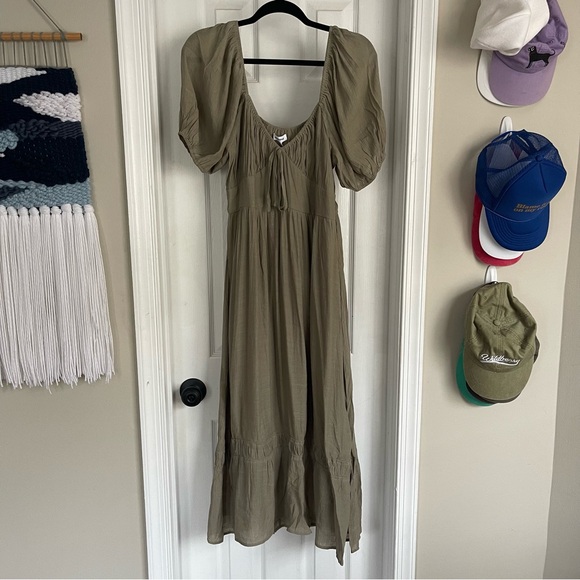 Dresses & Skirts - Army Green Maxi Dress